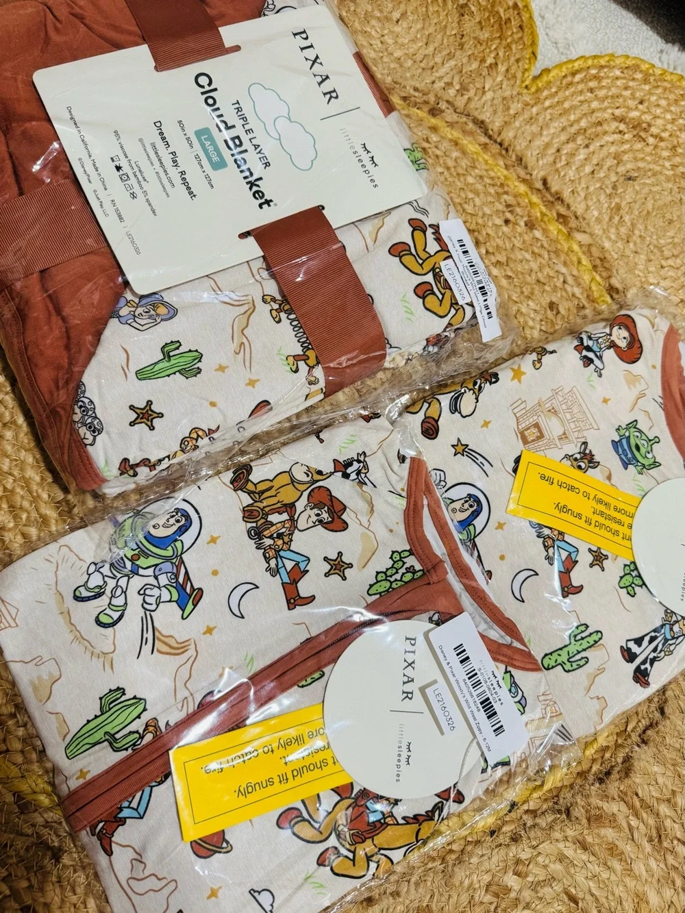 Little sleepies Toy Story Baby zippy 6-12 months